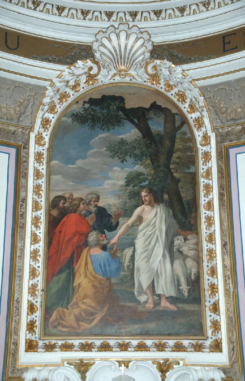 Dipinto con Traditio Clavis